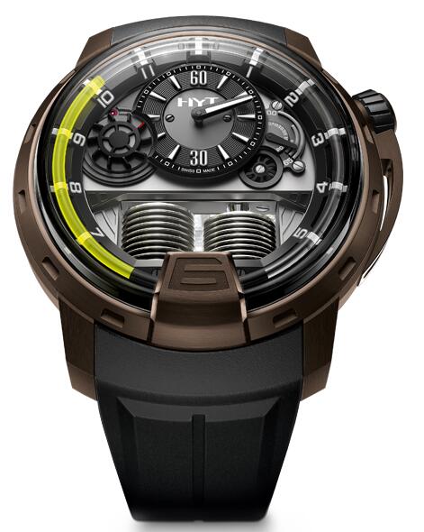 Replica HYT h1-titanium-bronze 148-TB-21-GF-RU watch